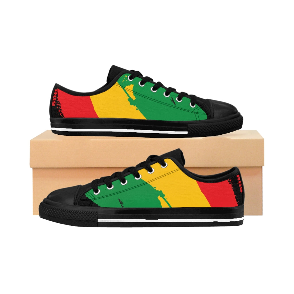 Crep Red Green Gold Women's Sneakers