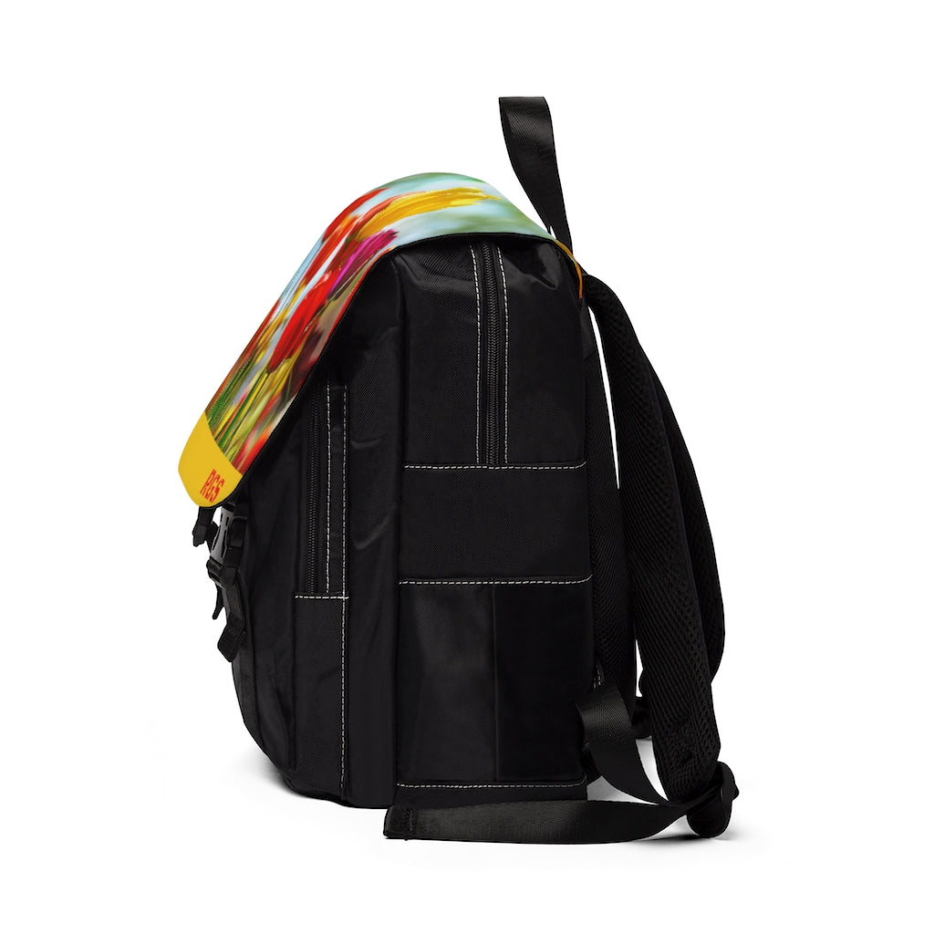 Wild Flowers Casual Shoulder Backpack