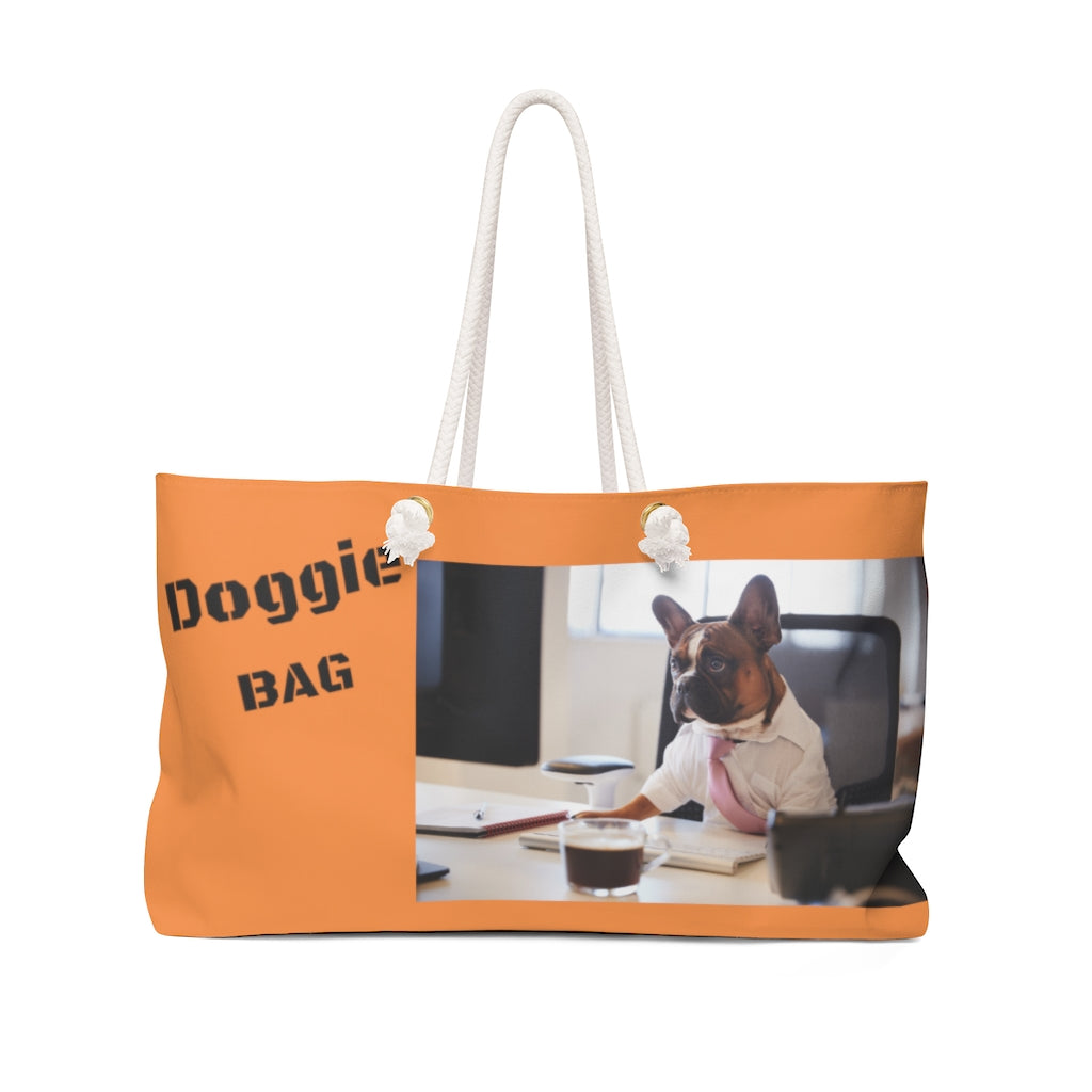 French Burnt Orange Doggie Bag Weekender Bag