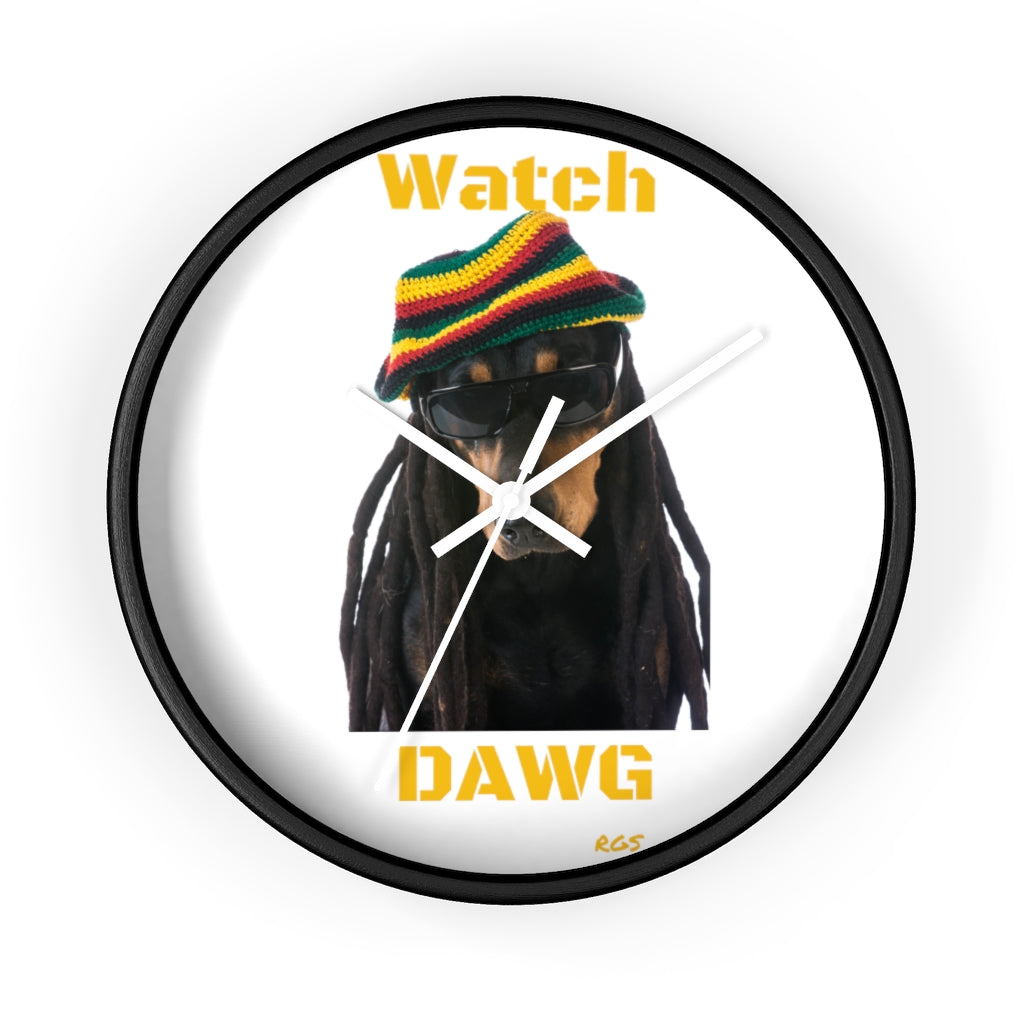 Security Watch Dawg Wall clock