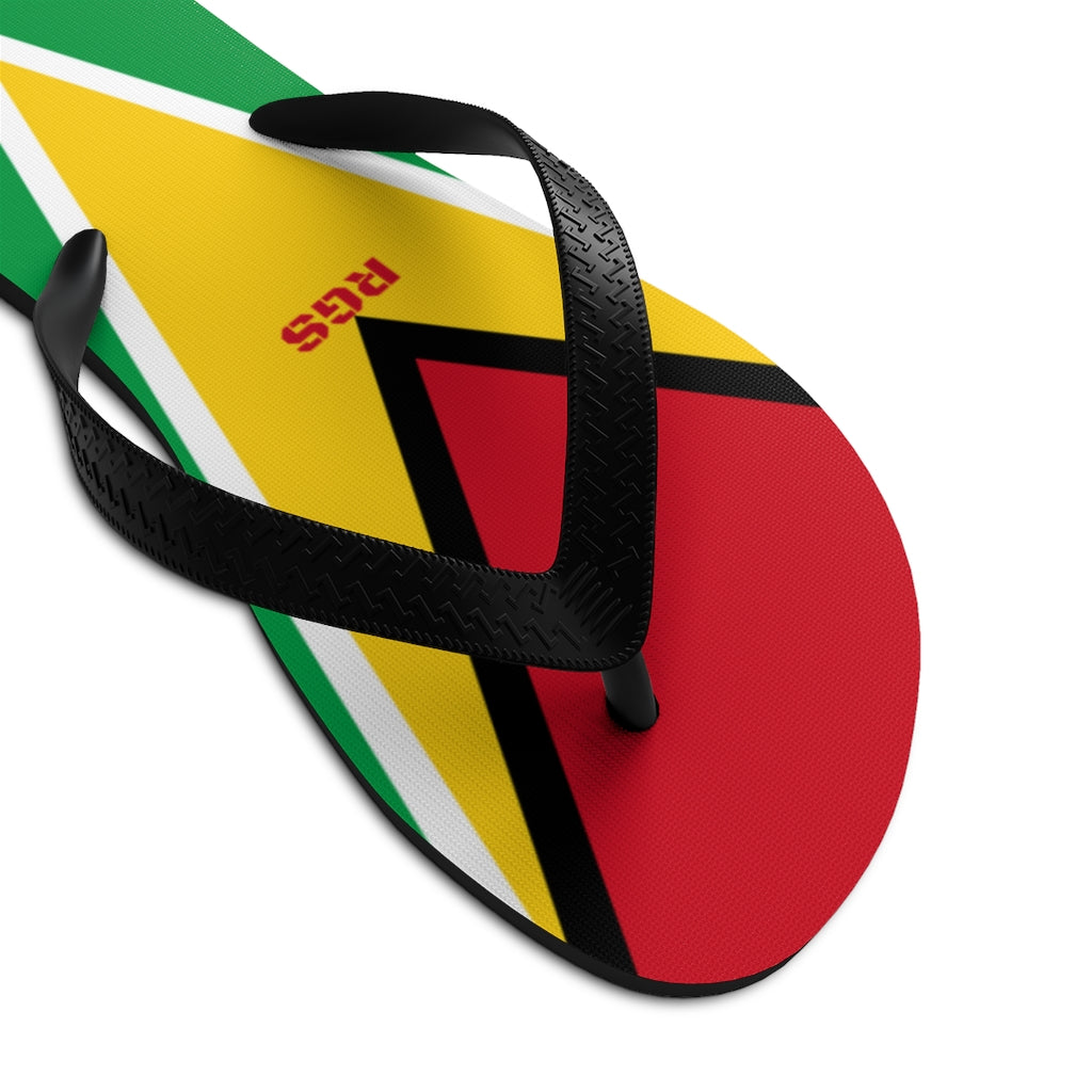 Guyana Flag Unisex Flip-Flops