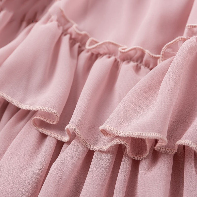 Chiffon  Spaghetti Strap dress