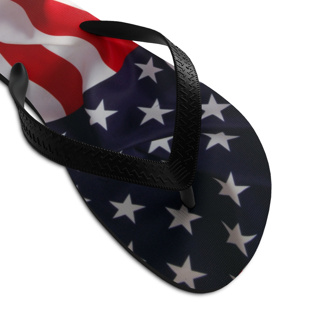 USA flag Unisex Flip-Flops