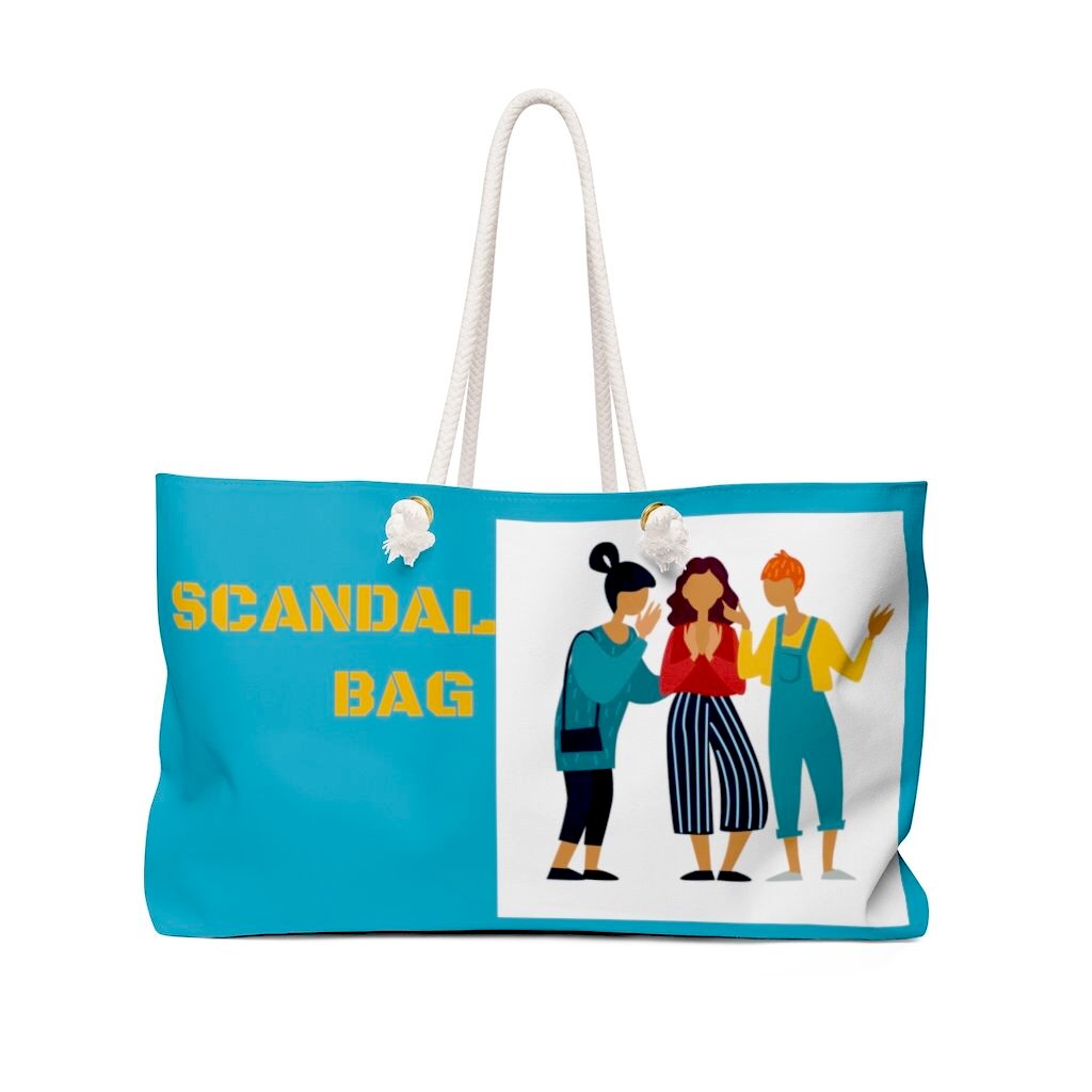 Scandal  Blue Gossip Weekender Bag