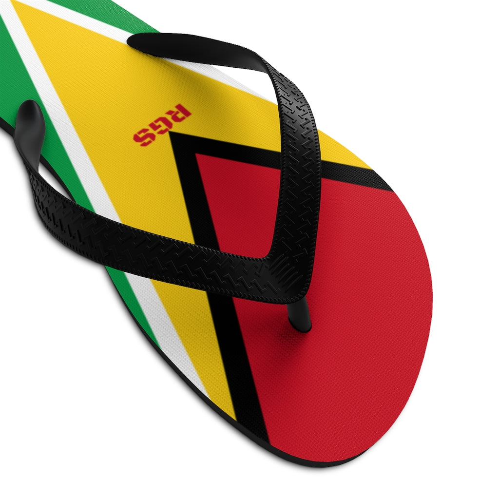 Guyana Flag Unisex Flip-Flops