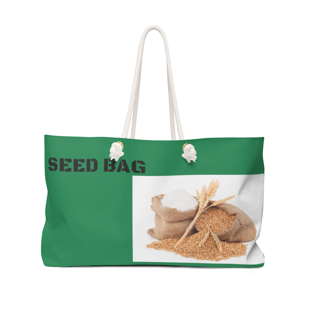 Seed Green Weekender Bag
