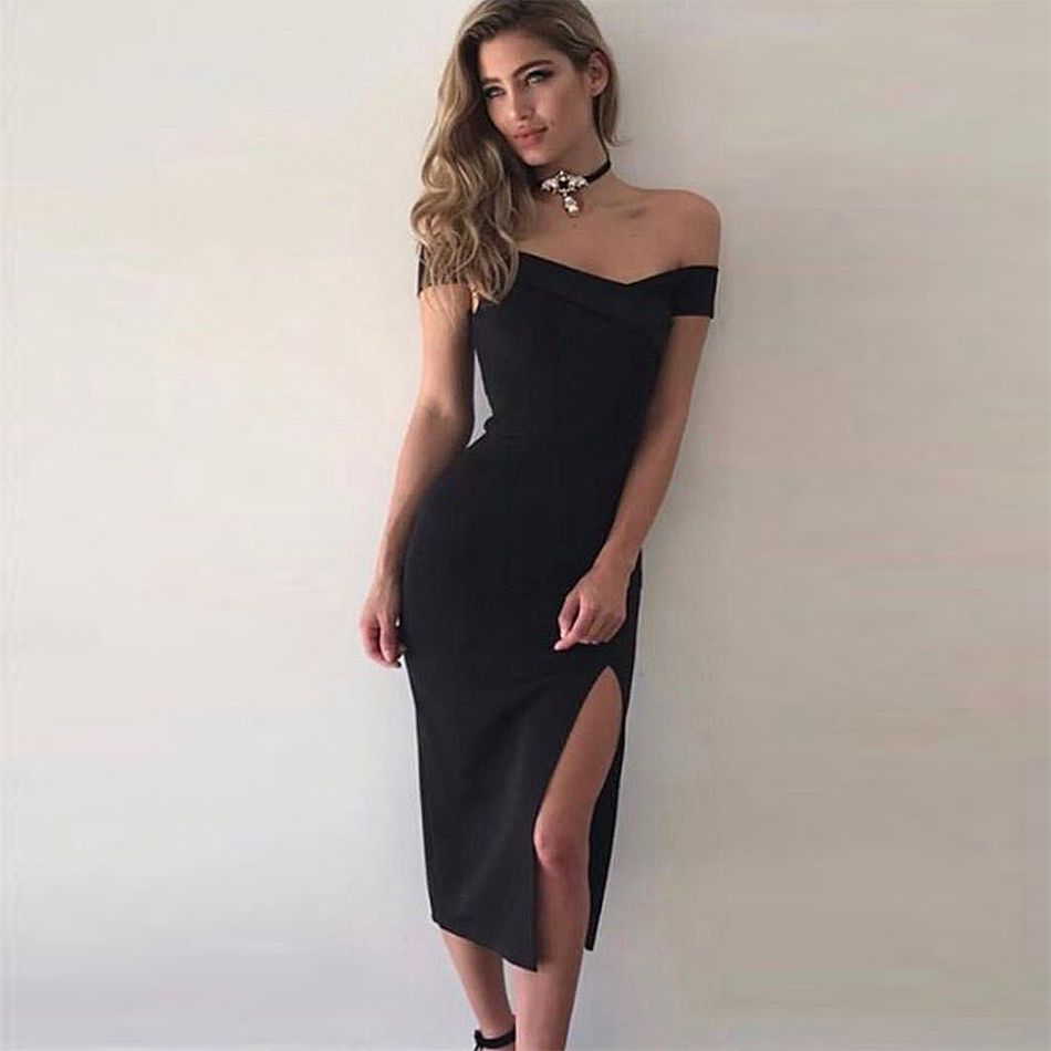Bandage Split Dress