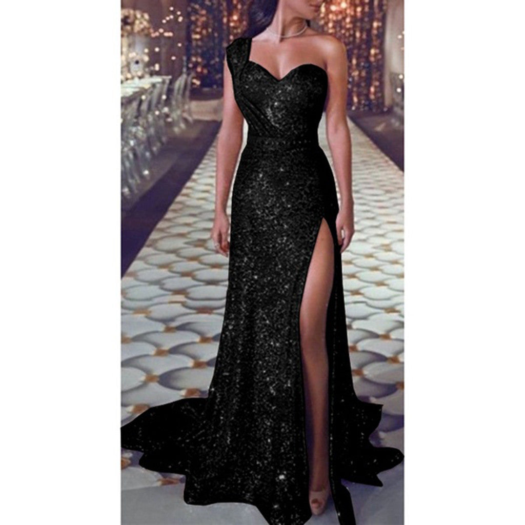 Golden Party Evening Dress