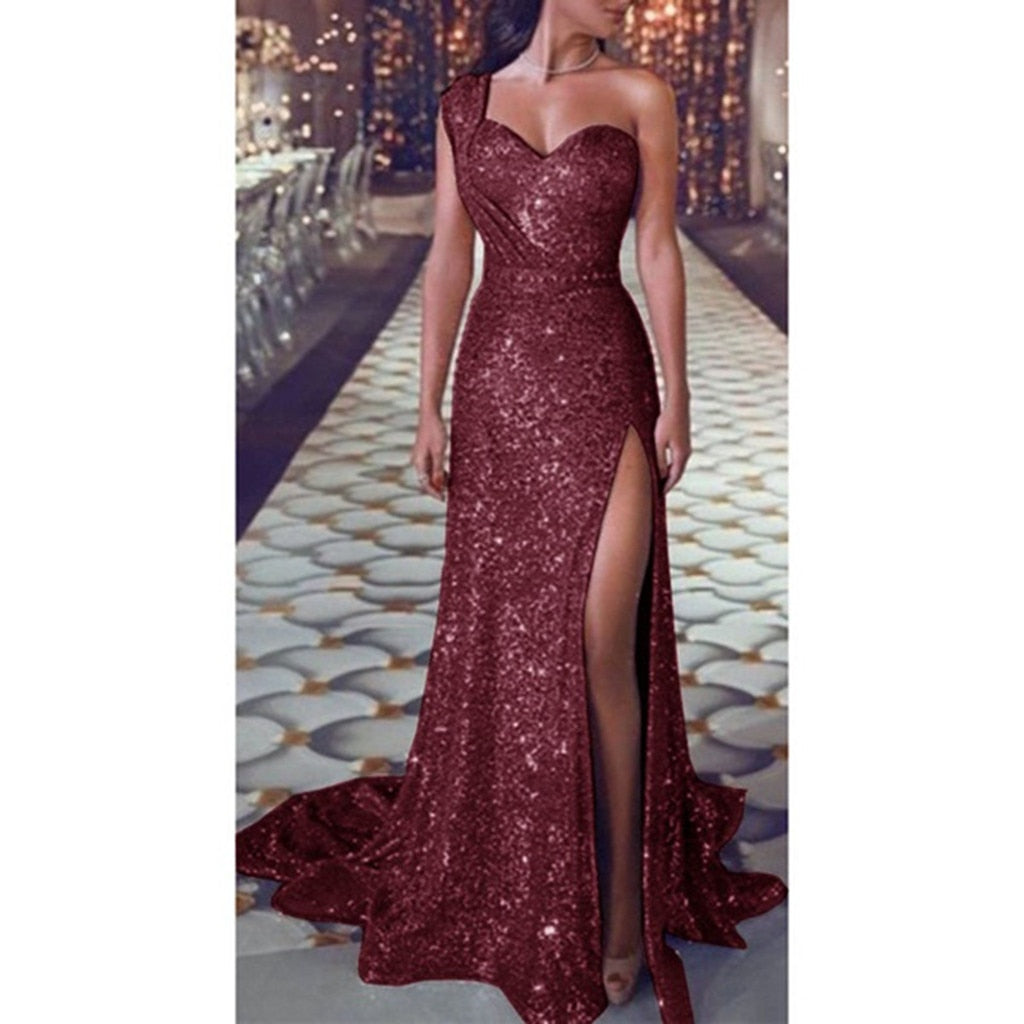 Golden Party Evening Dress