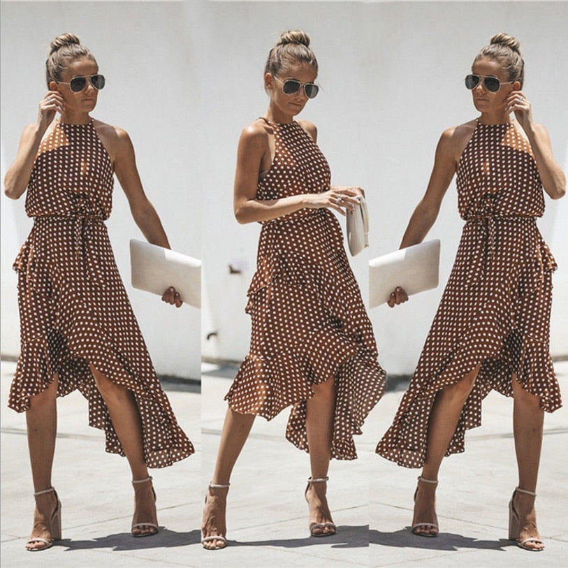 Dot Print Dress