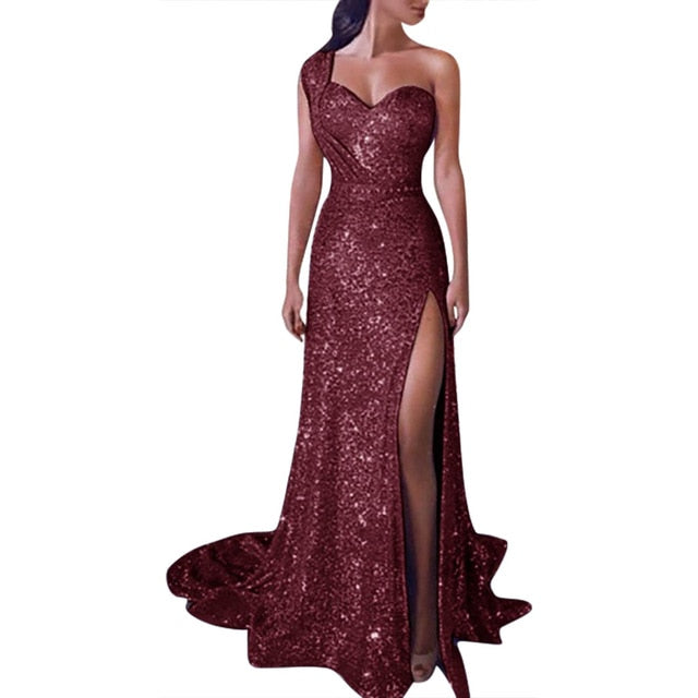 Golden Party Evening Dress