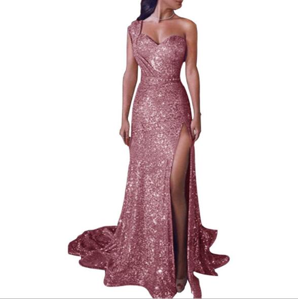 Golden Party Evening Dress