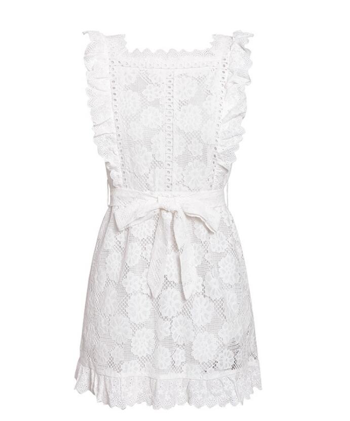 Sashes Ruffle Dress