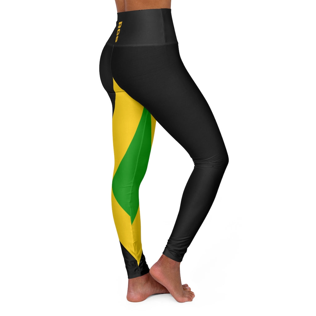 Flag jamaica High Waisted Yoga Leggings
