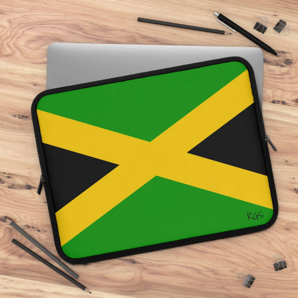 Jamaican Flag Laptop Cover