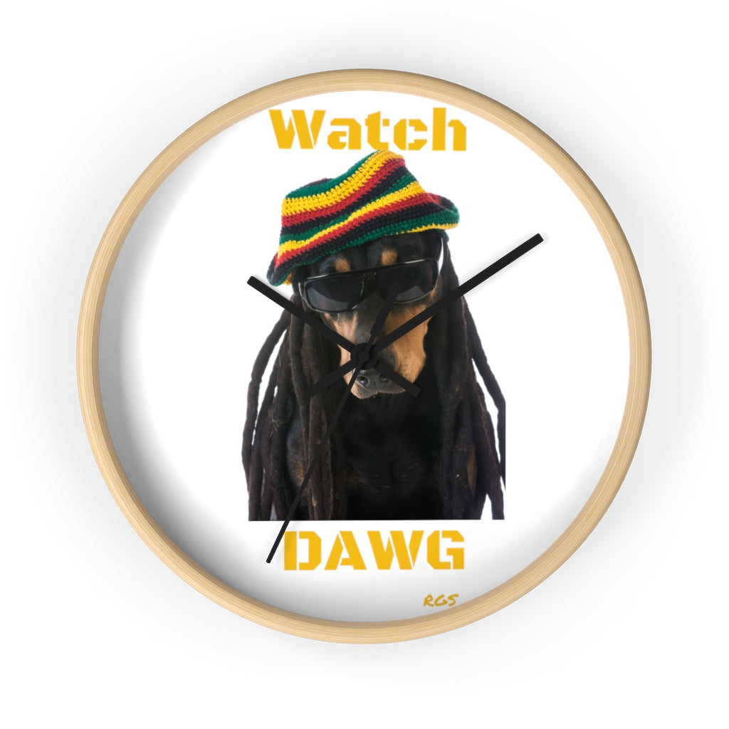 Security Watch Dawg Wall clock