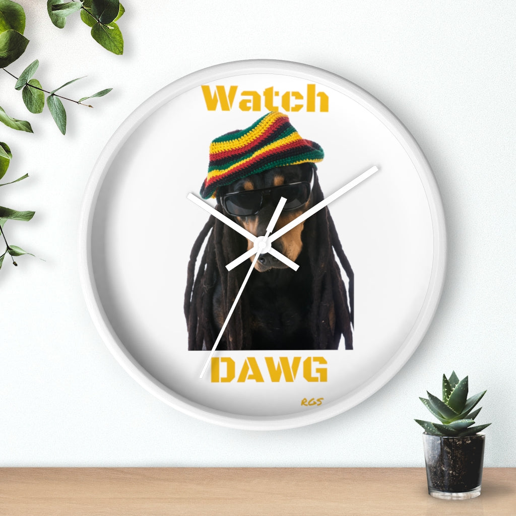Security Watch Dawg Wall clock