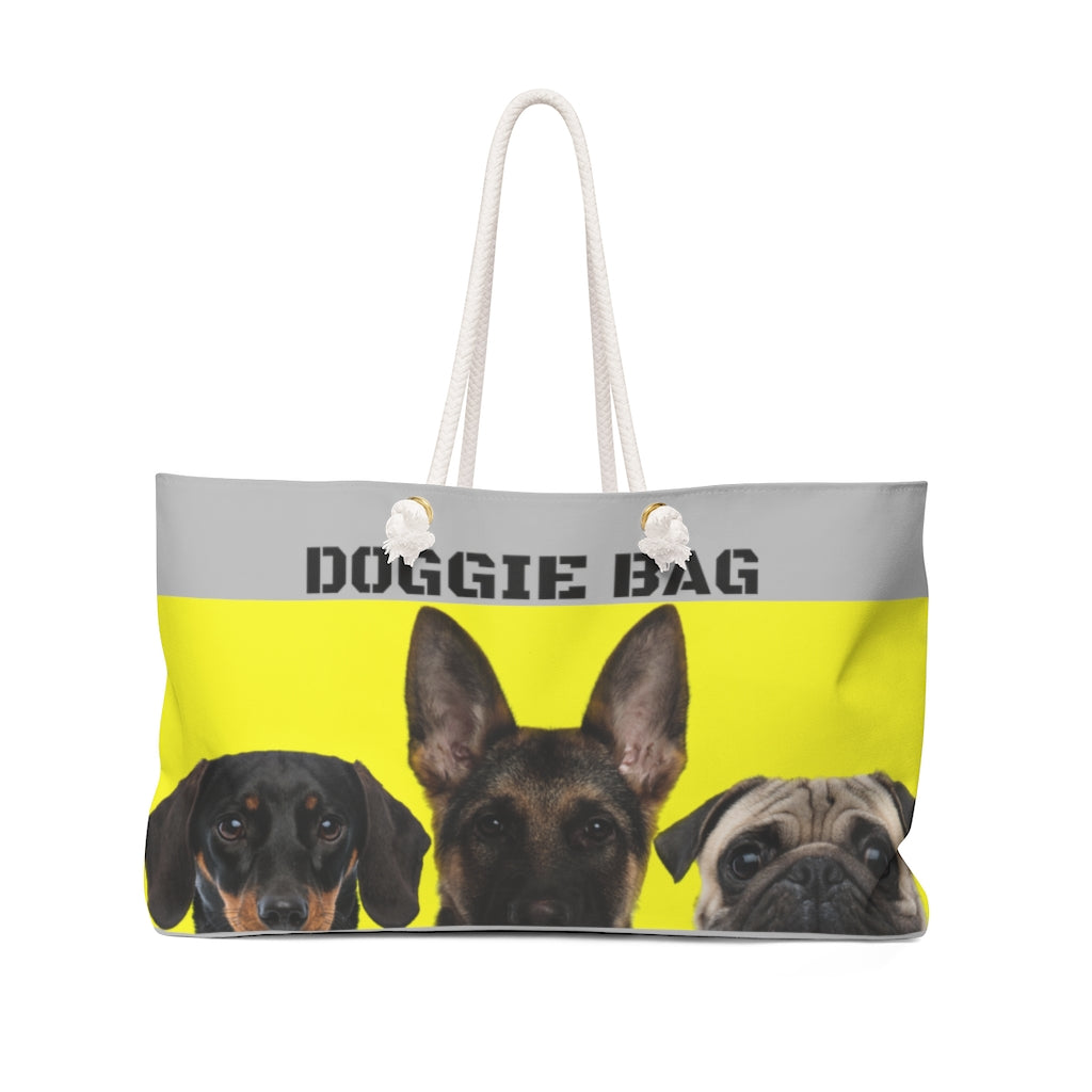 Mans BFF Yellow /Grey  Bag Weekender Bag