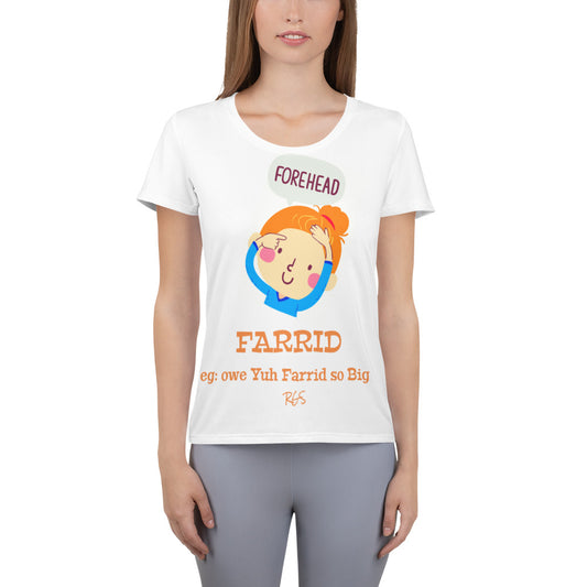 All-Over Print Women's Athletic T-shirt