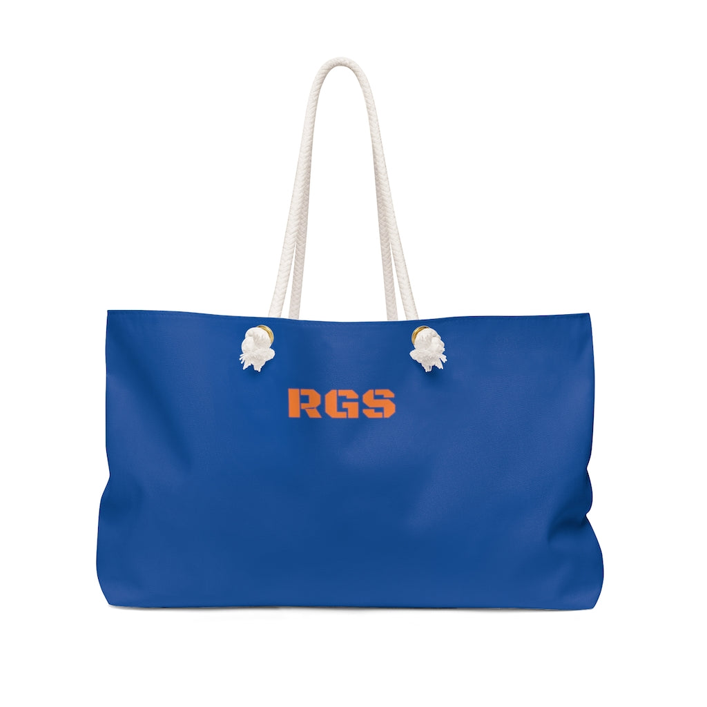 Chatty Blue Weekender Bag