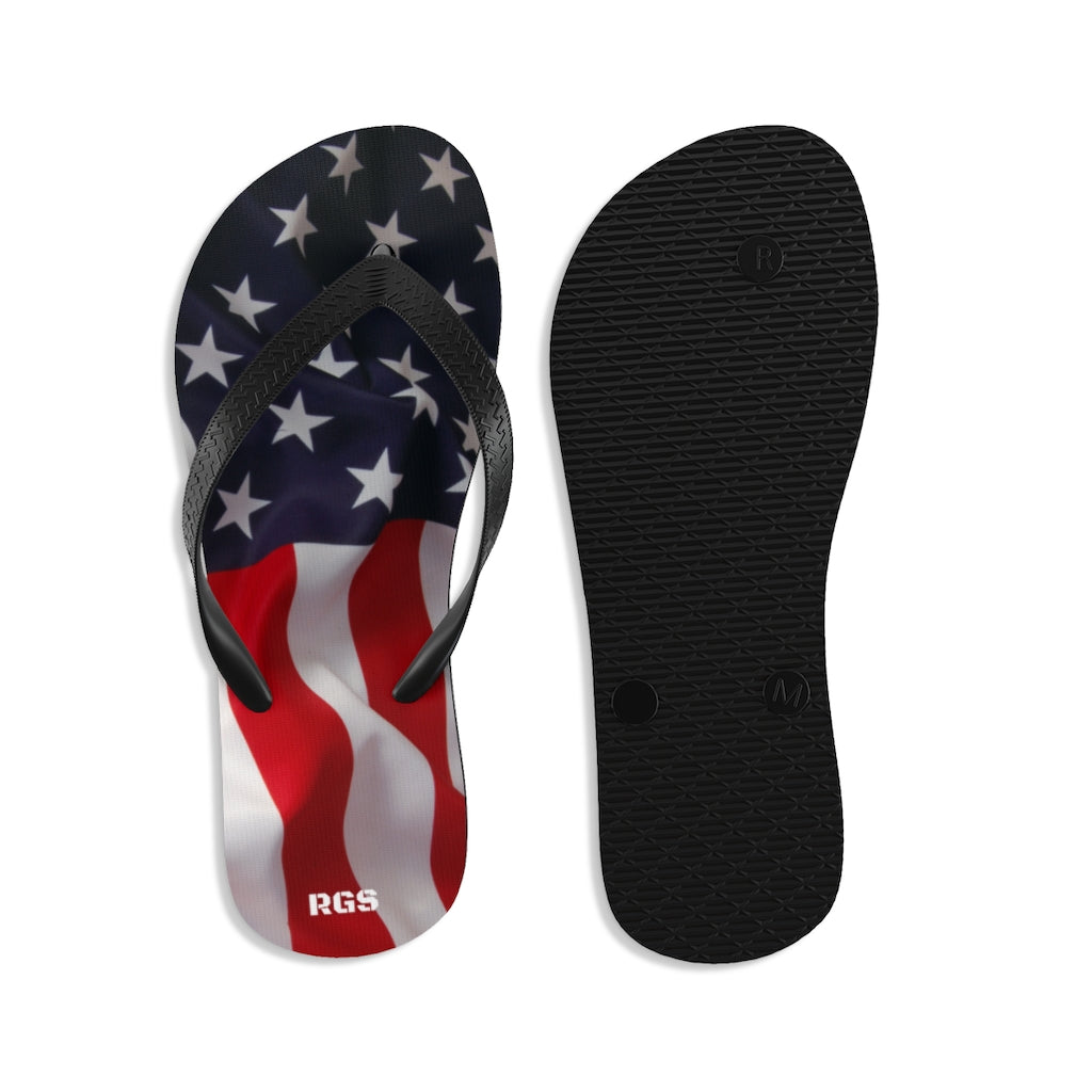 USA flag Unisex Flip-Flops