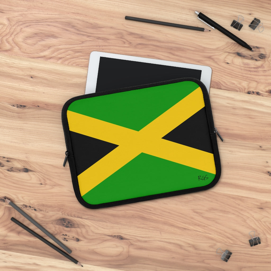 Jamaican Flag Laptop Cover