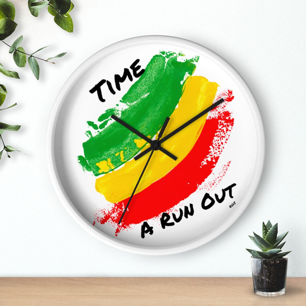 Time A Run Out 10" Wall clock