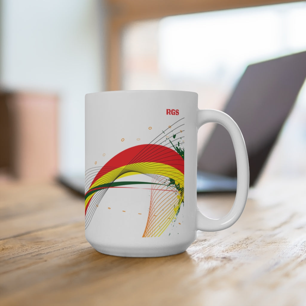 Notes Ceramic Mug 15oz