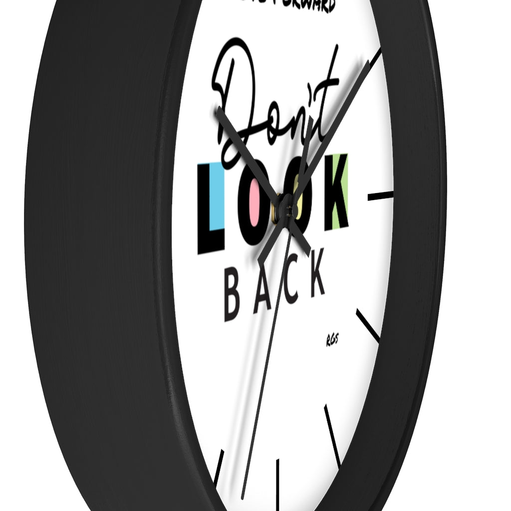 Don't look Back  10"Wall clock