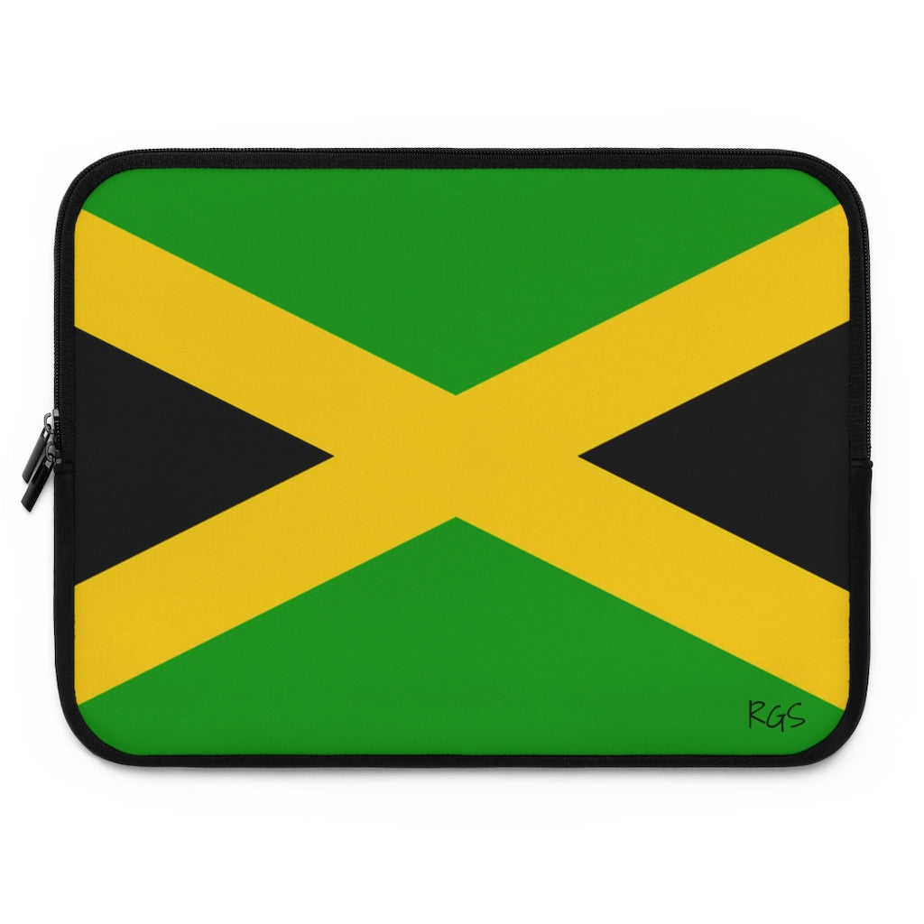 Jamaican Flag Laptop Cover