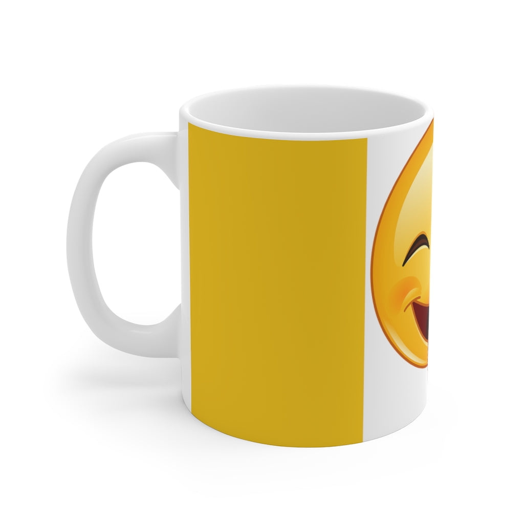 Emoji White Ceramic Mug