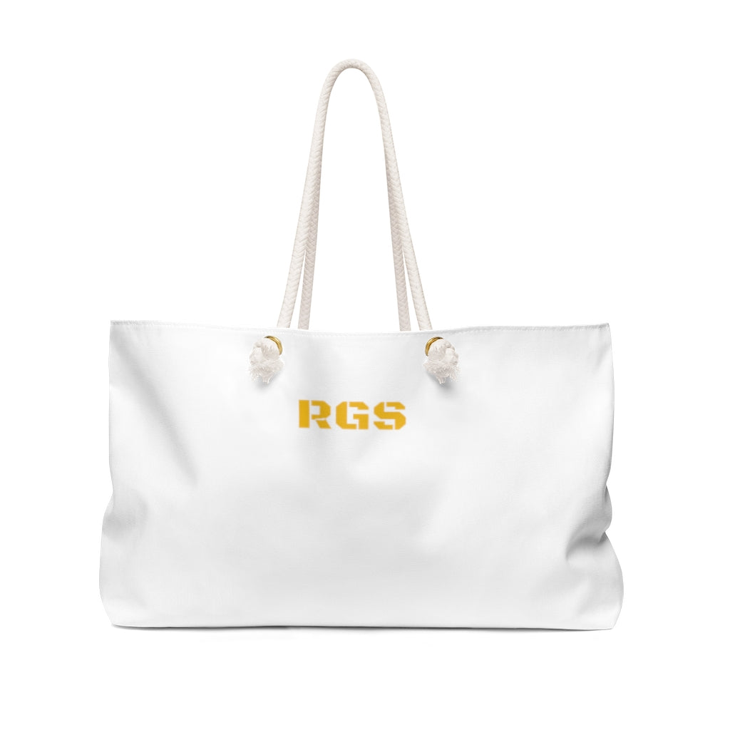 Scandal White Weekender Bag