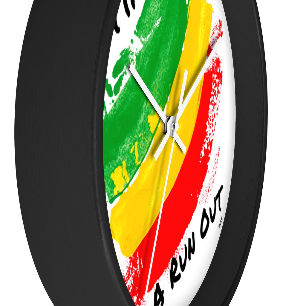 Time A Run Out 10" Wall clock