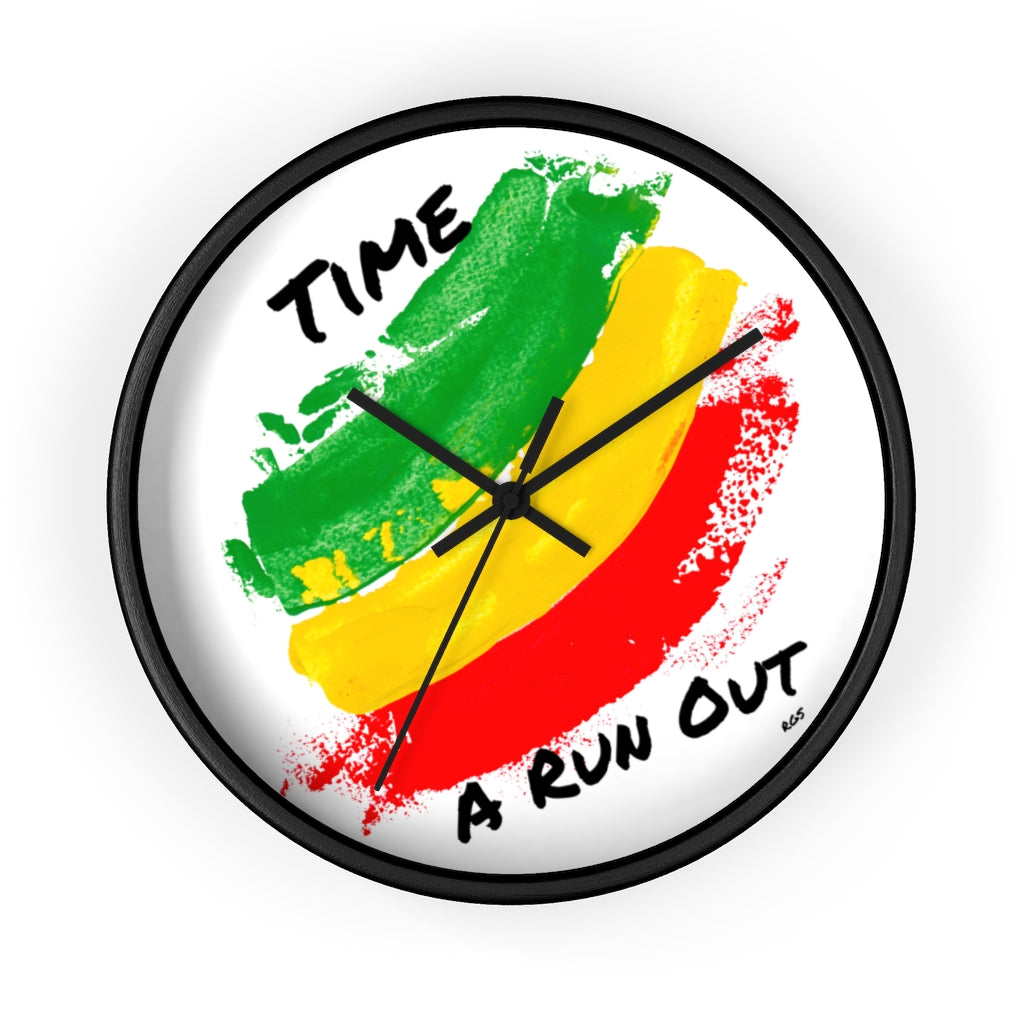 Time A Run Out 10" Wall clock