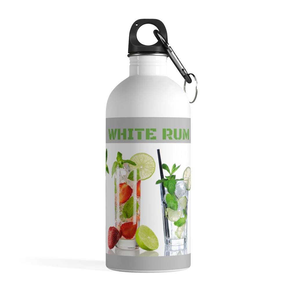 White Rum Stainless Steel Water Bottle