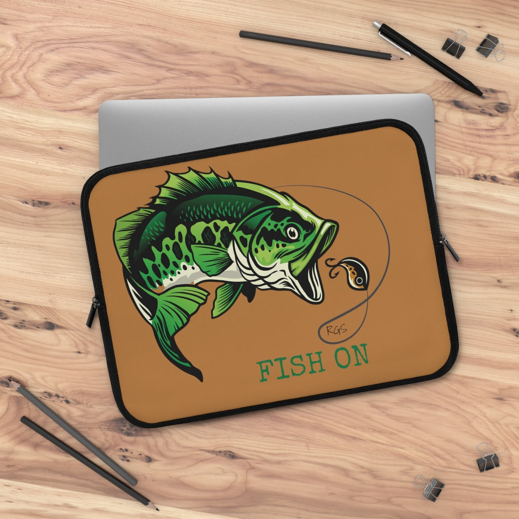 Fish On Laptop Case