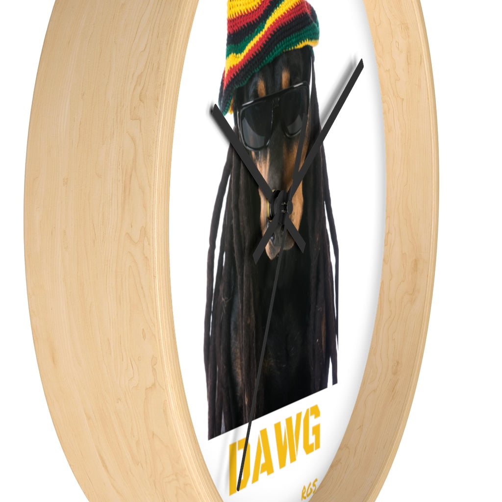 Security Watch Dawg Wall clock