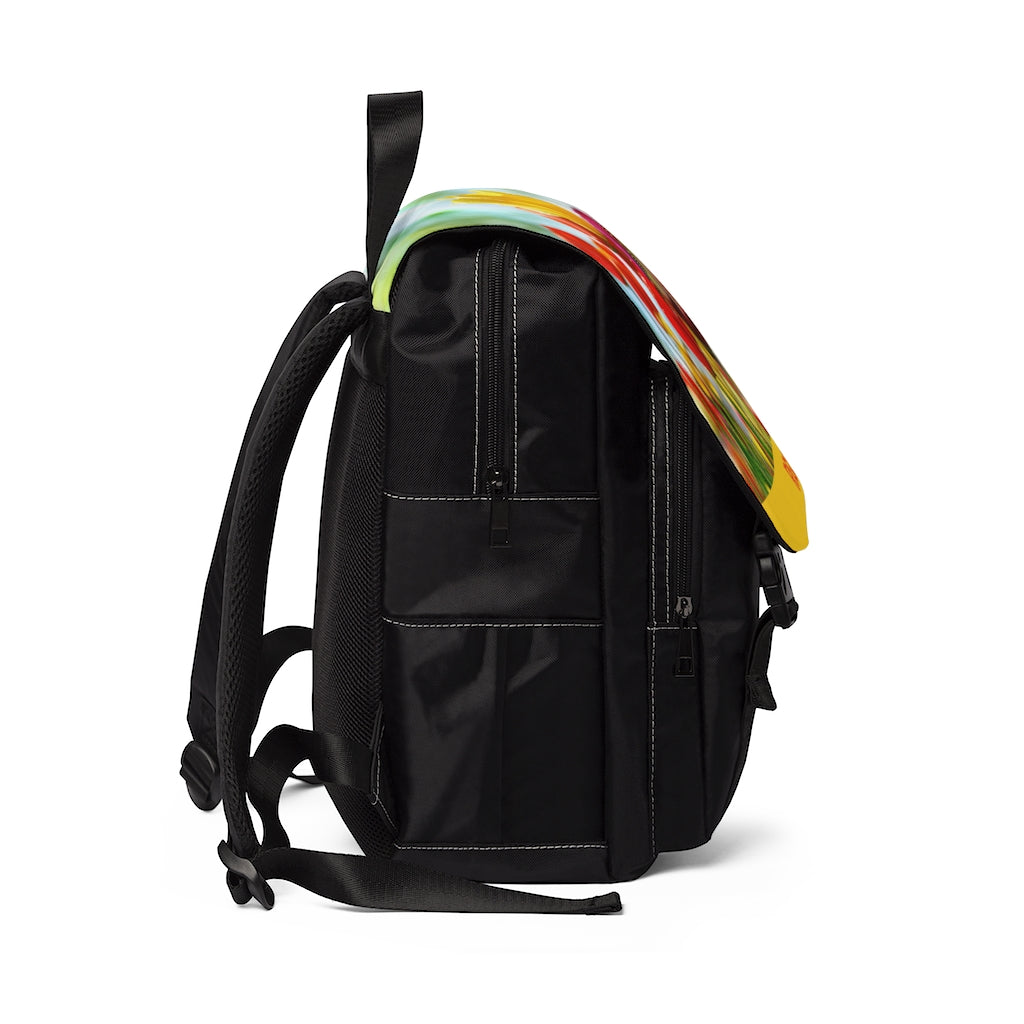 Wild Flowers Casual Shoulder Backpack