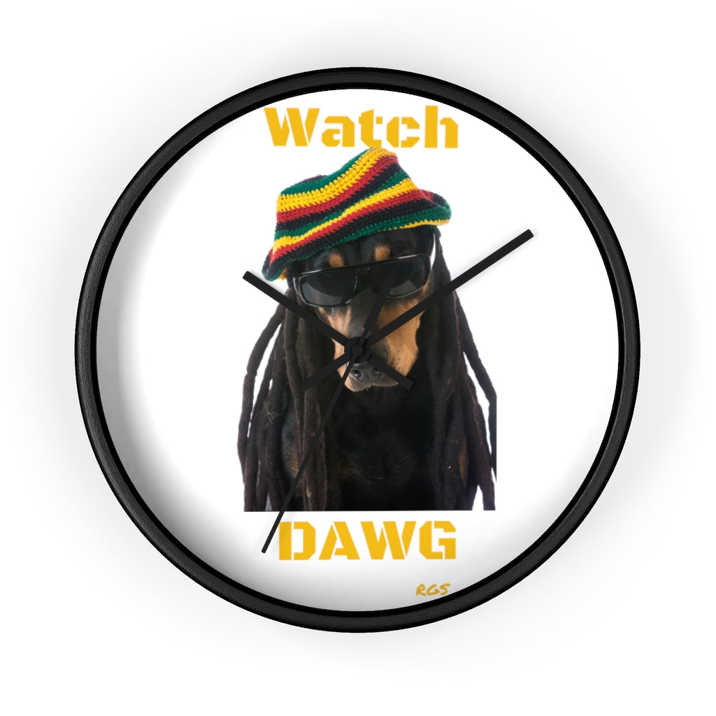 Security Watch Dawg Wall clock