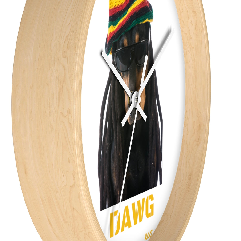 Security Watch Dawg Wall clock