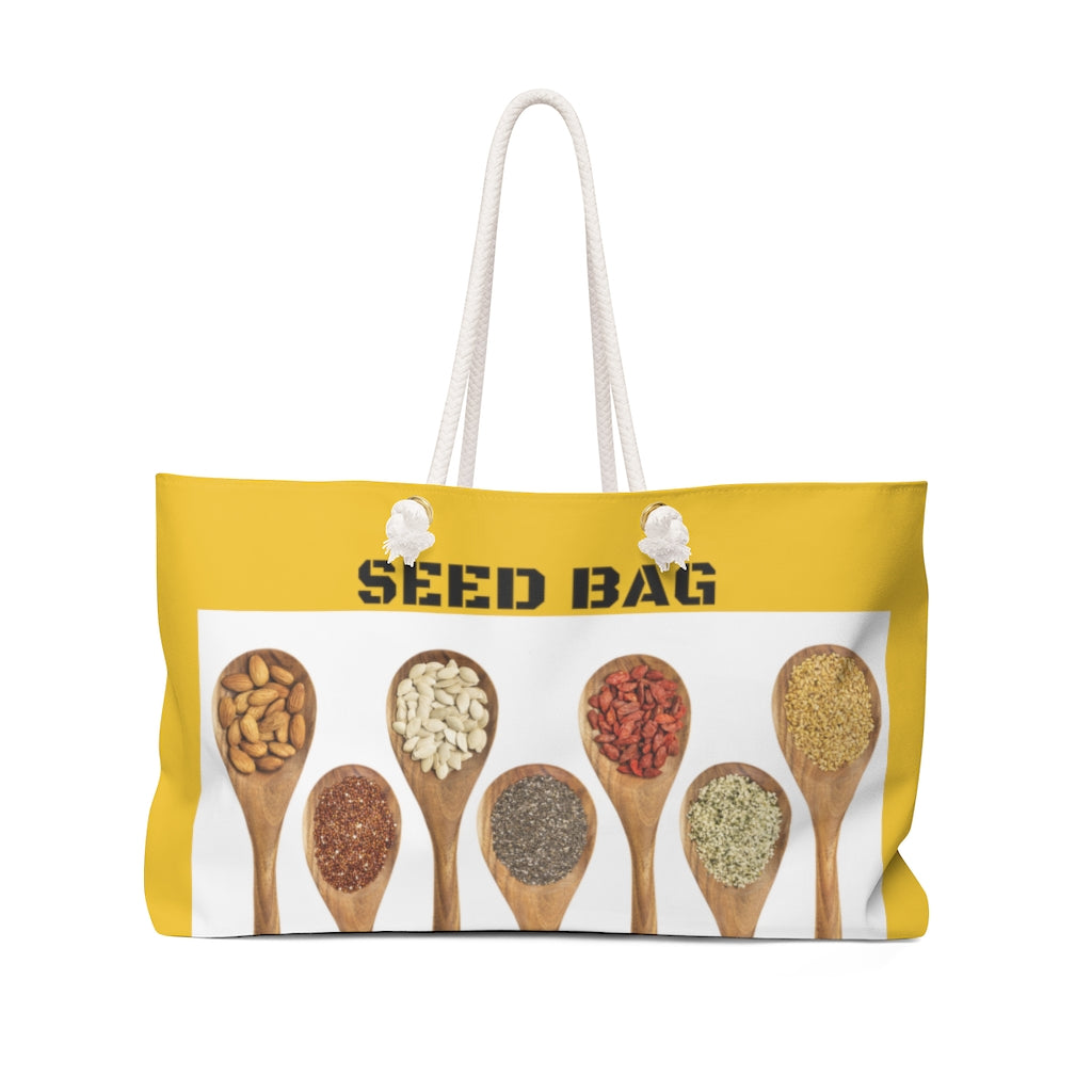 Spoonful Yellow Seeds Weekender Bag