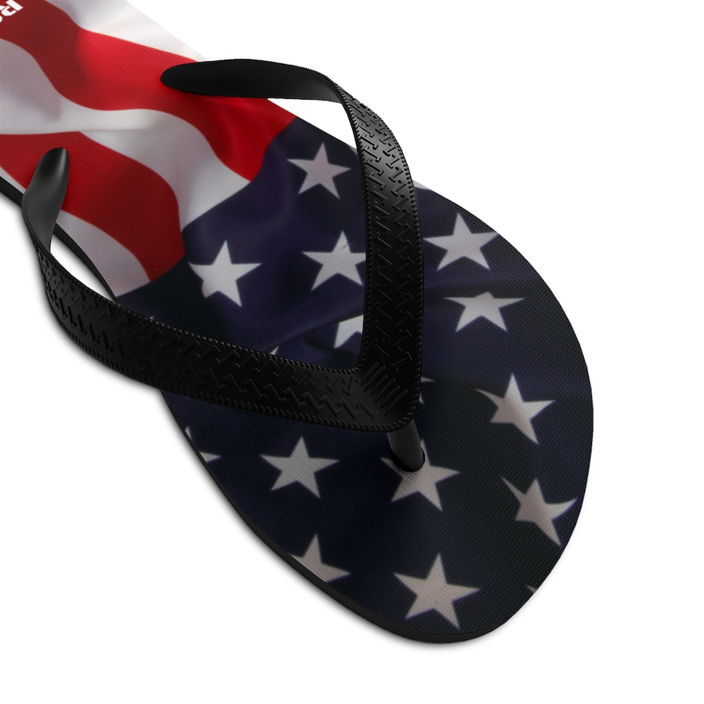 USA flag Unisex Flip-Flops