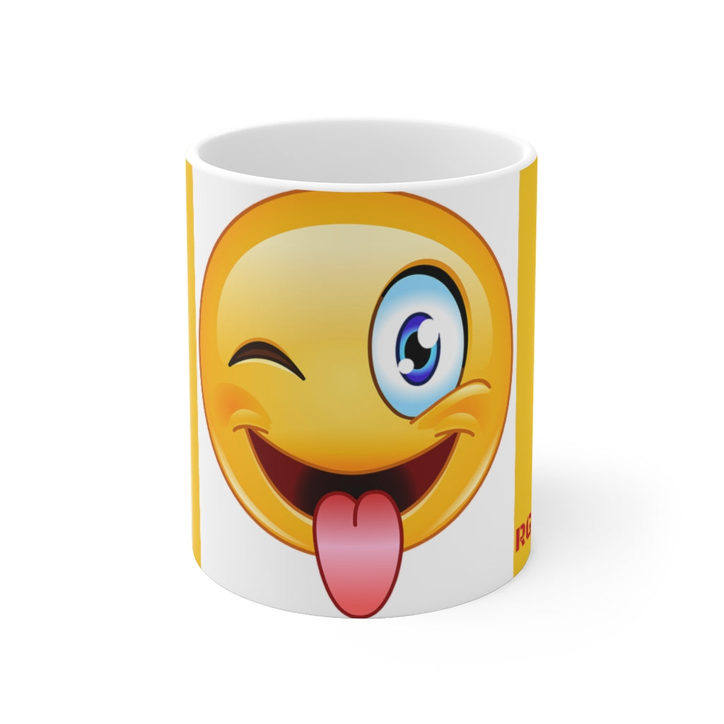 Emoji White Ceramic Mug