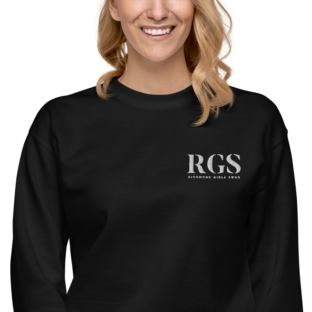 Pullover Unisex Fleece Girl Swag Embroidered