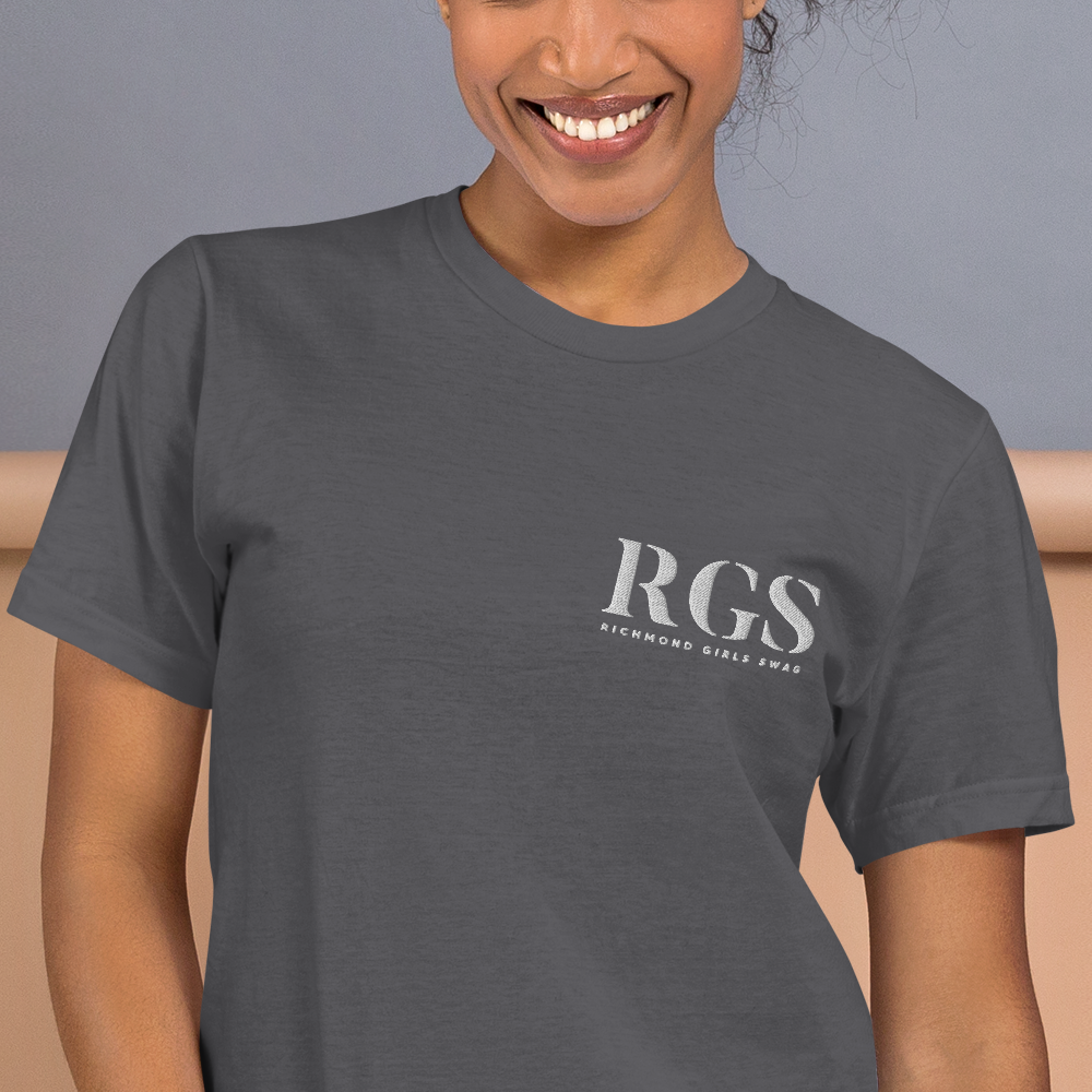 Embroidered Women Richmond Girl Swag  T-Shirt
