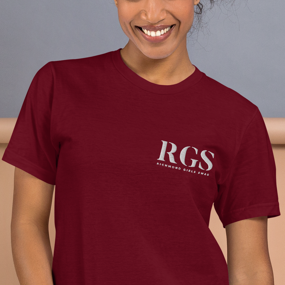 Embroidered Women Richmond Girl Swag  T-Shirt