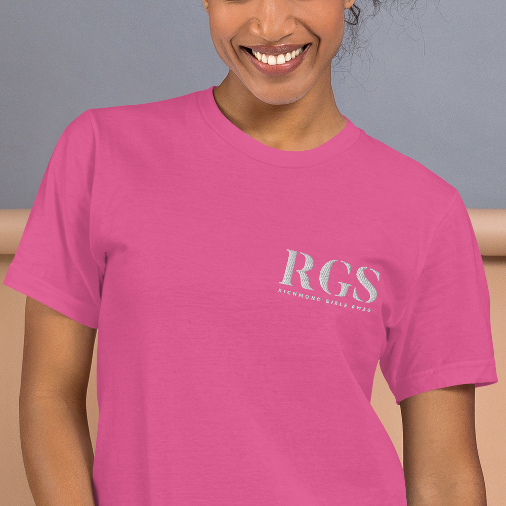 Embroidered Women Richmond Girl Swag  T-Shirt