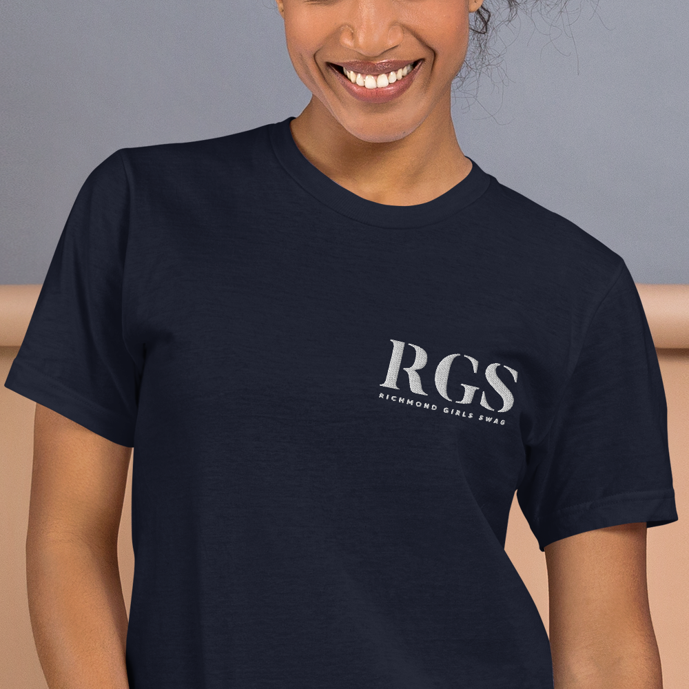 Embroidered Women Richmond Girl Swag  T-Shirt