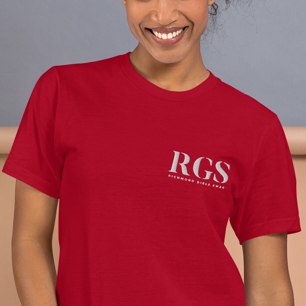 Embroidered Women Richmond Girl Swag  T-Shirt