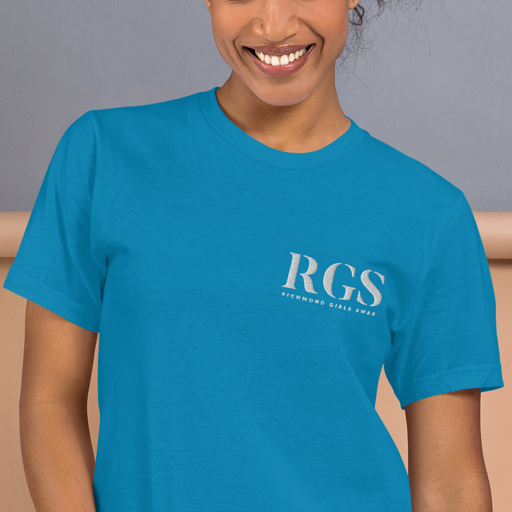 Embroidered Women Richmond Girl Swag  T-Shirt